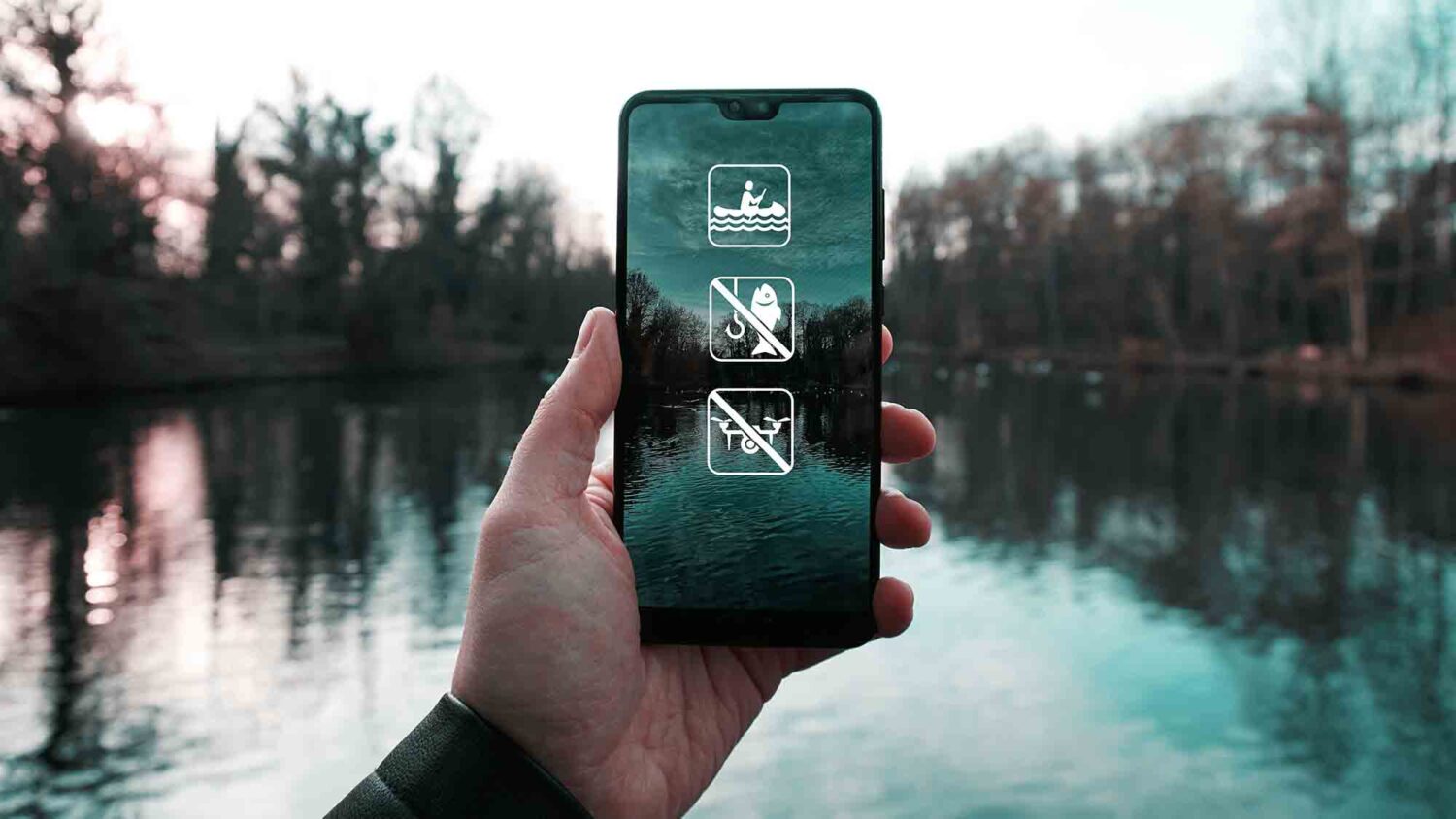 Smartphone See Natur (Bild Nathan JHilton, pexels) I Digitize the Planet