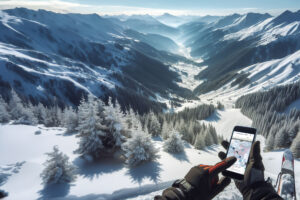 Skitour Navigation mit Smartphone